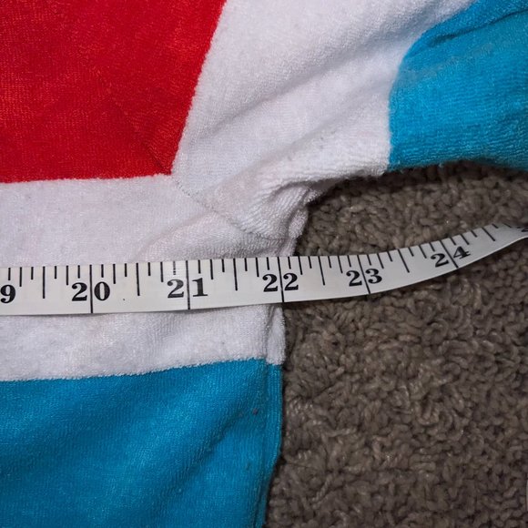 Sundek Diadora Rainbow Red White Blue Black Colorblock Track Jacket XL Extra L - Picture 6 of 7